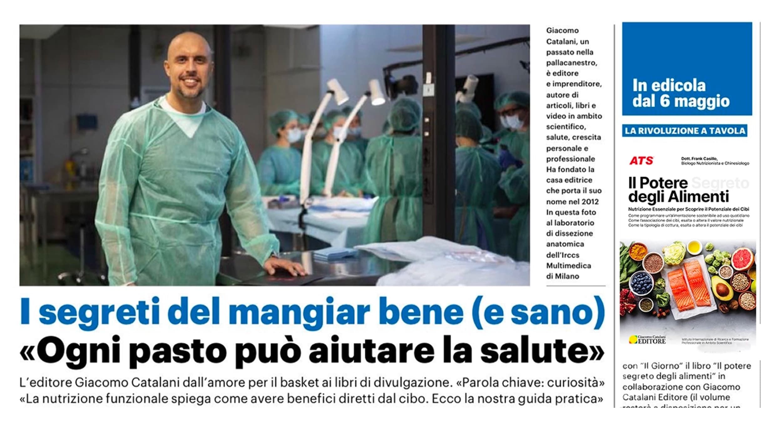Quotidiano-il-Giorno-Istituto-ATS-giacomo-Catalani-Potere-Segreto-alimenti